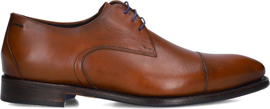 FLORIS VAN BOMMEL Nette Schoenen Heren Sfm-30310 De Loper Maat: 43⅓ Materiaal: Leer Kleur: Cognac - Foto 6
