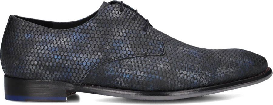 FLORIS VAN BOMMEL Nette Schoenen Heren Sfm-30333 De Stapper Maat: 45⅓ Materiaal: Leer Kleur: Blauw