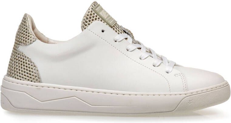 Floris van Bommel SFW-10063-60-02~~~~~~~~~~~~~~~ Lage sneakersDames sneakers Wit beige - Foto 4