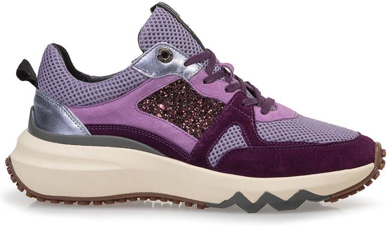 Floris van bommel 10111 Curvi 01.03 Purple Sneakers