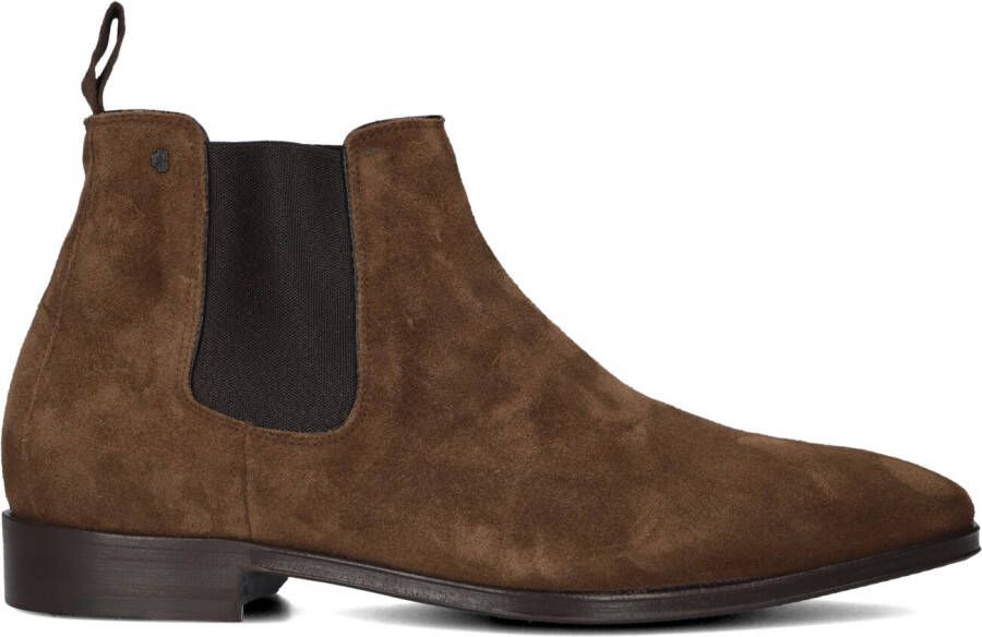 VAN BOMMEL Nette Schoenen Heren Sbm-60014 Raffa Maat: 46 Materiaal: Suède Kleur: Cognac