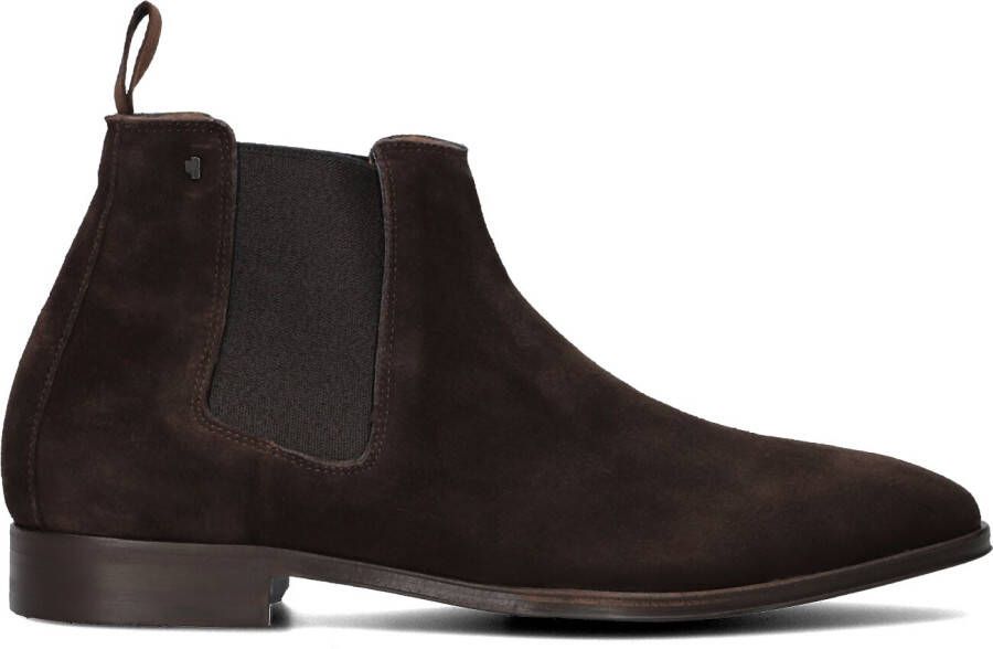 VAN BOMMEL Nette Schoenen Heren Sbm-60014 Raffa Maat: 43 Materiaal: Suède Kleur: Bruin