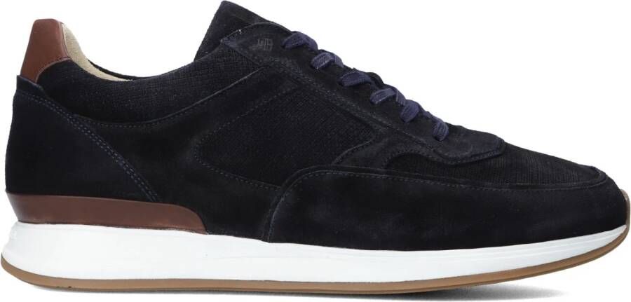 VAN BOMMEL Lage Sneakers Heren Sbm-10020 Libra Maat: 41 Materiaal: Suède Kleur: Blauw