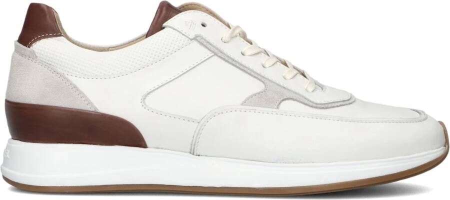 VAN BOMMEL Lage Sneakers Heren Sbm-10020 Libra Maat: 43 Materiaal: Leer Kleur: Wit