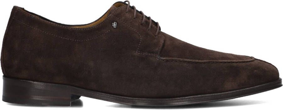 Floris van Floris van Bommel Van Bommel Veterschoenen Heren Schoenen Suède SBM-30145 led Bruin - Foto 8