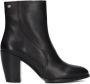 Fred de la Bretoniere Alicia Ankle Boot Enkellaarsjes Enkelboots met rits Dames Zwart - Thumbnail 2