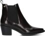 Fred de la Bretoniere Jolie Chelsea boots Enkellaarsjes Dames Bruin - Thumbnail 3