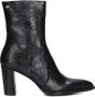 Fred de la Bretoniere Paige Ankle Boot Enkellaarsjes Enkelboots met rits Dames Zwart - Thumbnail 3