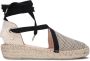 FRED DE LA BRETONIERE Espadrilles Dames 152010259 Maat: 36 Materiaal: Suède Kleur: Zwart - Thumbnail 3