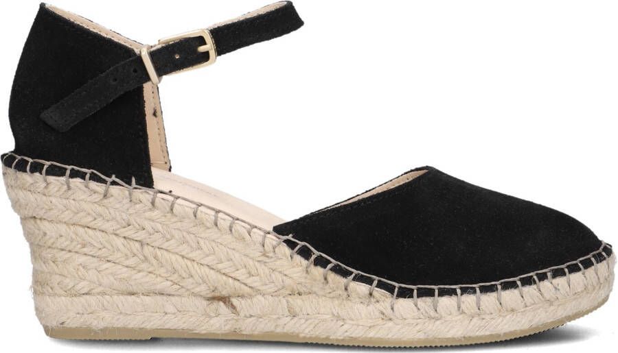 FRED DE LA BRETONIERE Espadrilles Dames 153010267 Maat: 40 Materiaal: Suède Kleur: Zwart