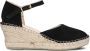 FRED DE LA BRETONIERE Espadrilles Dames 153010267 Maat: 40 Materiaal: Suède Kleur: Zwart - Thumbnail 3