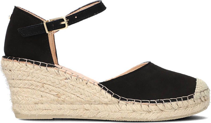 FRED DE LA BRETONIERE Espadrilles Dames 153010272 Maat: 36 Materiaal: Suède Kleur: Zwart