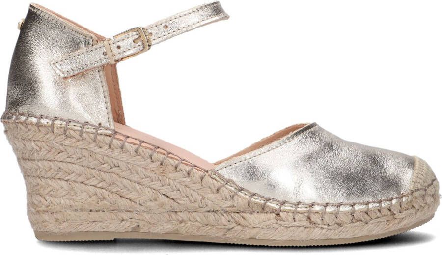 FRED DE LA BRETONIERE Espadrilles Dames 153010286 Maat: 38 Materiaal: Leer Kleur: Goud