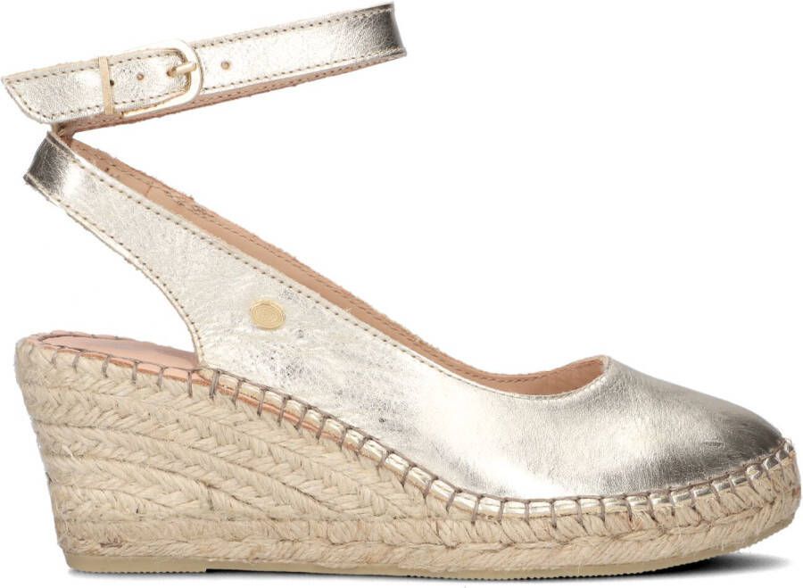 FRED DE LA BRETONIERE Espadrilles Dames 153010288 Maat: 38 Materiaal: Leer Kleur: Goud