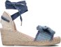 FRED DE LA BRETONIERE Espadrilles Dames Eve Bow Maat: 40 Kleur: Blauw - Thumbnail 4