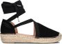 FRED DE LA BRETONIERE Espadrilles Dames Romi Luz Maat: 40 Materiaal: Suède Kleur: Zwart - Thumbnail 4