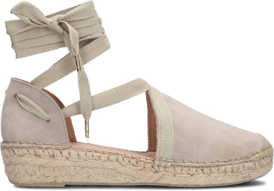 FRED DE LA BRETONIERE Espadrilles Dames Romi Luz Maat: 36 Materiaal: Suède Kleur: Taupe