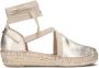 Fred de la Bretoniere 152010261 Espadrilles Dames Goud - Thumbnail 2