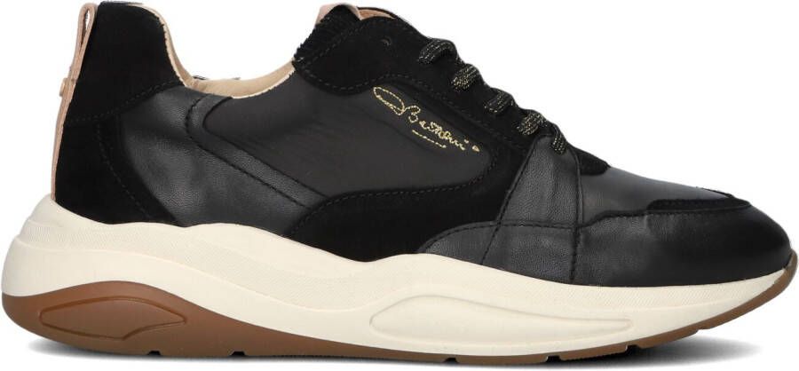 FRED DE LA BRETONIERE Lage Sneakers Dames Flame Gaia Combi Maat: 40 Materiaal: Leer Kleur: Zwart