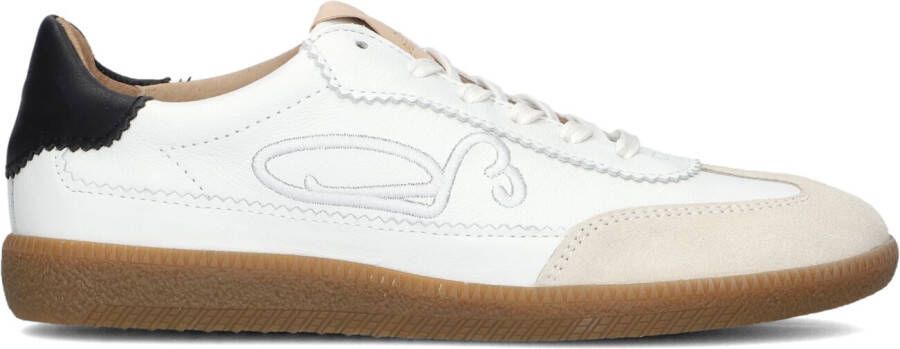 FRED DE LA BRETONIERE Lage Sneakers Dames Pearl Sign Maat: 40 Materiaal: Leer Kleur: Wit