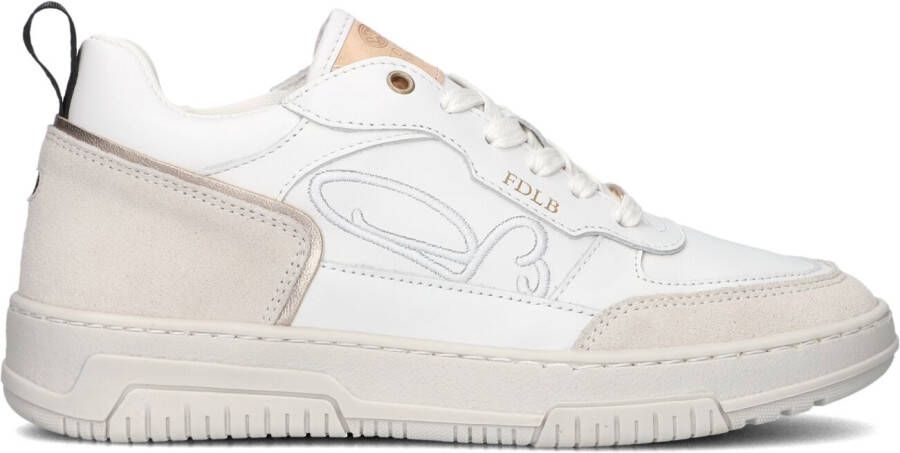 FRED DE LA BRETONIERE Lage Sneakers Dames Yara Leo Maat: 38 Materiaal: Leer Kleur: Wit
