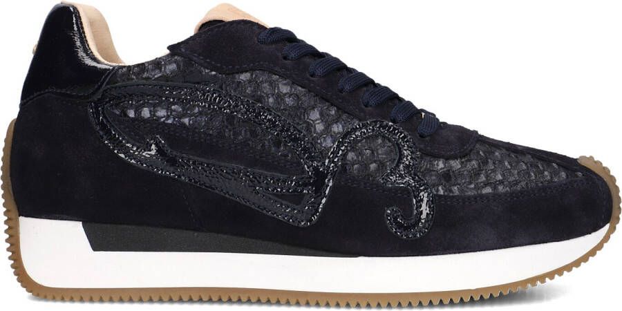 FRED DE LA BRETONIERE Lage Sneakers Dames Yentl Sign Maat: 42 Materiaal: Suède Kleur: Blauw