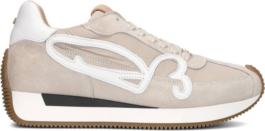FRED DE LA BRETONIERE Lage Sneakers Dames Yentl Sign Maat: 40 Materiaal: Suède Kleur: Beige - Foto 2