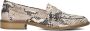 Fred de la bretoniere Loafer Bodil Python Zwart Wit - Thumbnail 2
