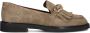 FRED DE LA BRETONIERE Loafers Dames Paris Leya Maat: 40 Materiaal: Suède Kleur: Taupe - Thumbnail 4