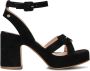 FRED DE LA BRETONIERE Sandalen Dames 163010180 Maat: 39 Materiaal: Suède Kleur: Zwart - Thumbnail 4