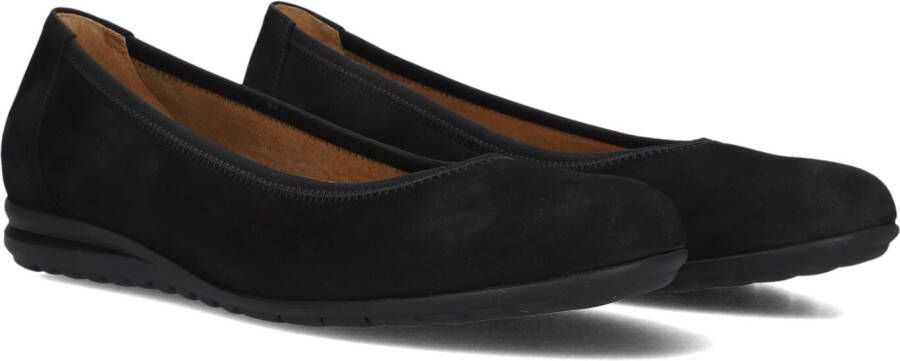 GABOR Ballerina Dames 620.1 Maat: 36 Materiaal: Suède Kleur: Zwart