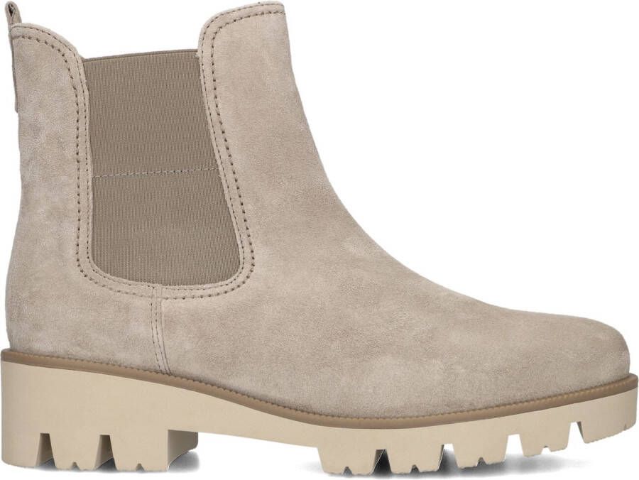 GABOR Chelsea Boots Dames 051 Maat: 38 Materiaal: Suède Kleur: Beige - Foto 2