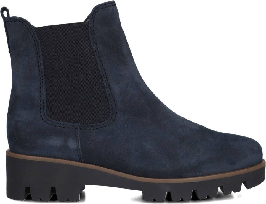 GABOR Chelsea Boots Dames 051 Maat: 38 Materiaal: Suède Kleur: Blauw