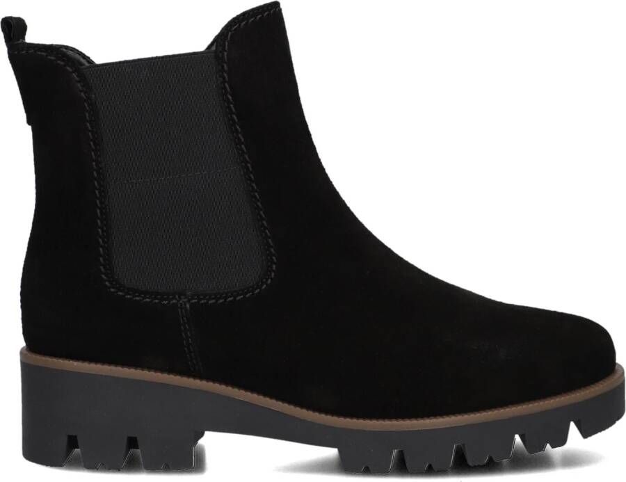 GABOR Chelsea Boots Dames 051 Maat: 42 5 Materiaal: Suède Kleur: Zwart