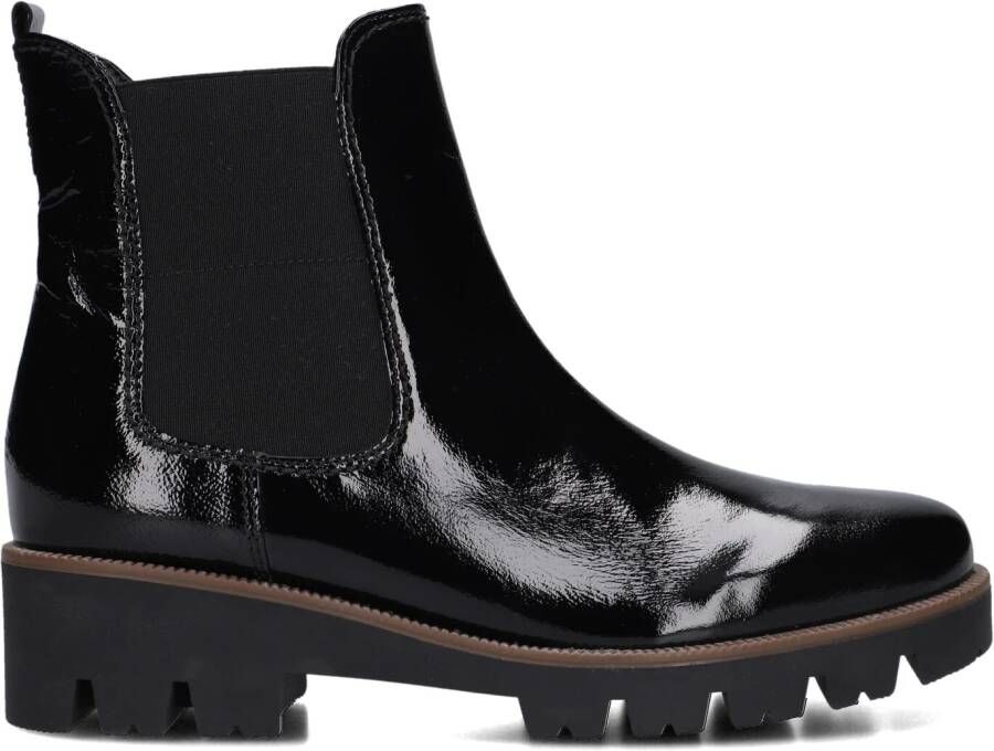 GABOR Chelsea Boots Dames 051 Maat: 37 Materiaal: Lakleer Kleur: Zwart - Foto 3