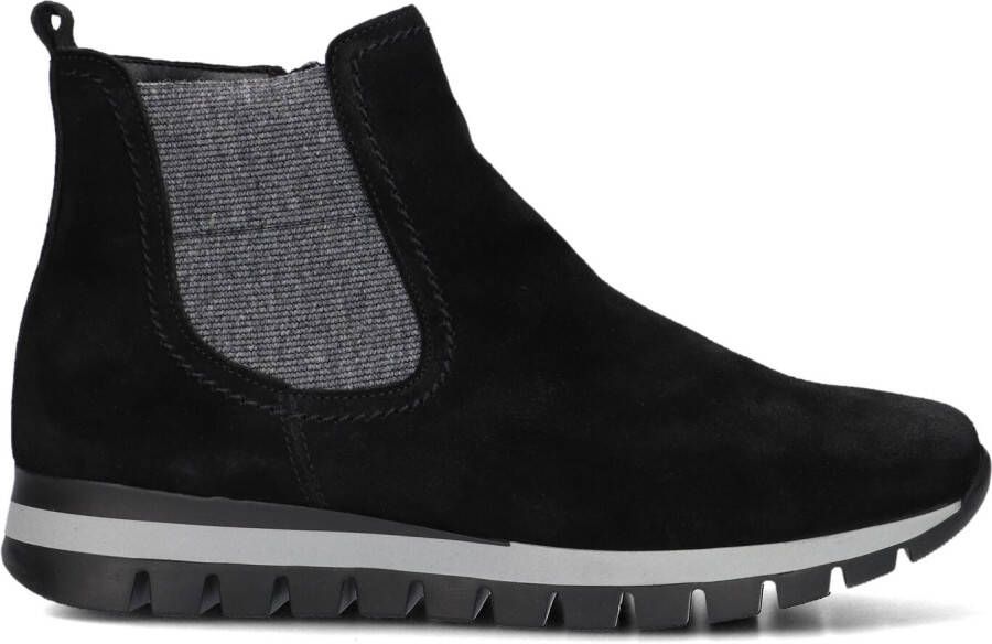 GABOR Chelsea Boots Dames 451 Maat: 37 5 Materiaal: Suède Kleur: Zwart