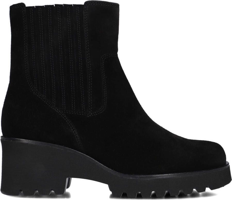 GABOR Chelsea Boots Dames 621.2 Maat: 38 5 Materiaal: Suède Kleur: Zwart
