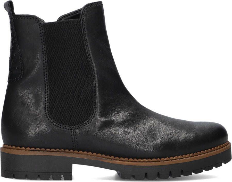 GABOR Chelsea Boots Dames 721 Maat: 37 5 Materiaal: Leer Kleur: Zwart