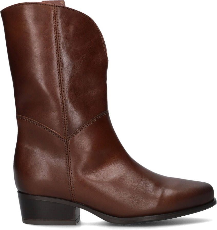 GABOR Cowboylaarzen Dames 672.1 Maat: 39 Materiaal: Leer Kleur: Bruin