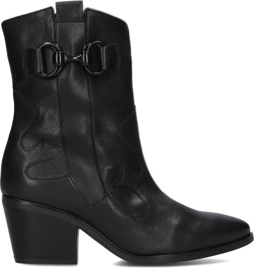 GABOR Cowboylaarzen Dames 694 Maat: 38 5 Materiaal: Leer Kleur: Zwart