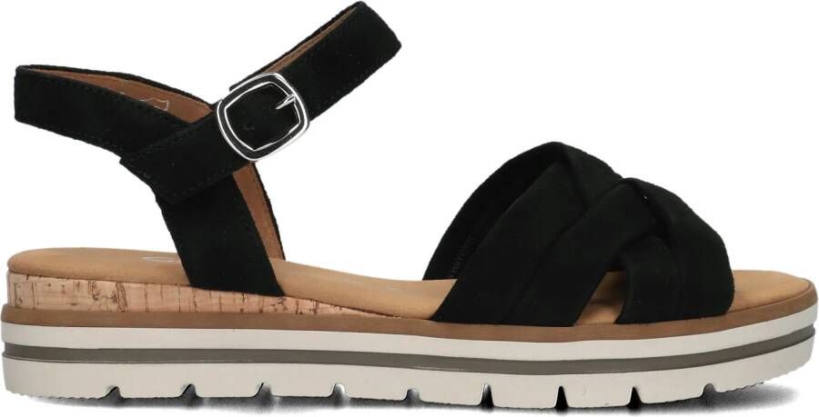 GABOR Dames 083.3 Maat: 41 Materiaal: Suède Kleur: Zwart - Foto 3