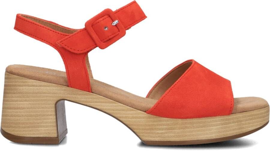 GABOR Dames 721.1.0 Maat: 40 Materiaal: Suède Kleur: Oranje - Foto 3