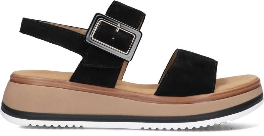 GABOR Dames 744.4 Maat: 42 Materiaal: Suède Kleur: Zwart - Foto 3