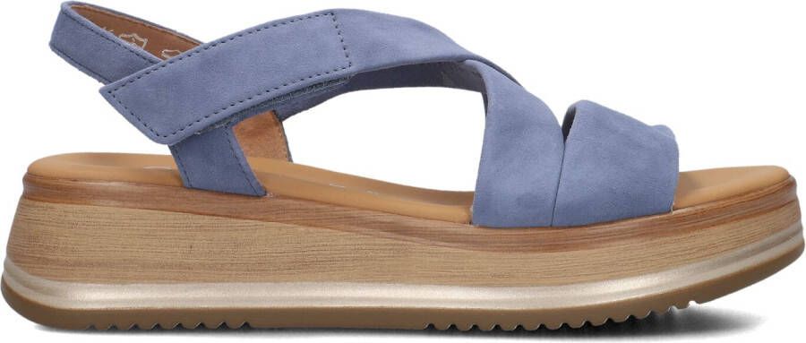 GABOR Dames 746 Maat: 38 Materiaal: Suède Kleur: Blauw - Foto 2