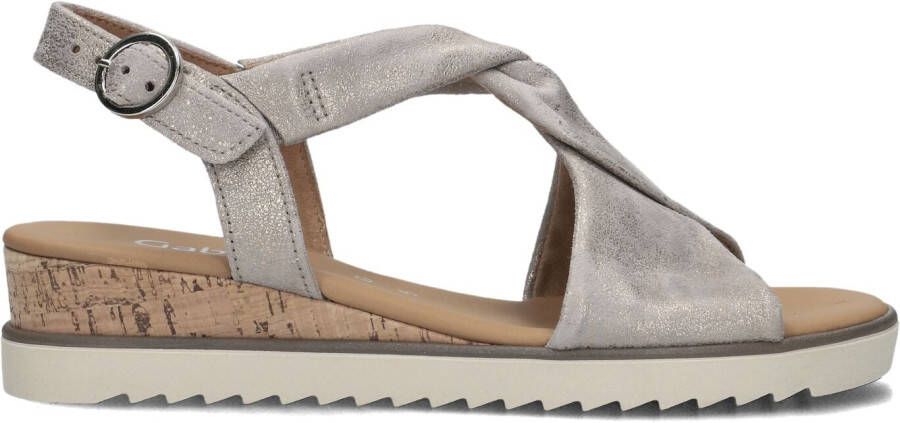 Gabor Leren Dames Sandaal met Lichtgewicht Zool Beige Dames - Foto 9