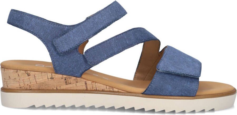 GABOR Dames 754.2 Maat: 41 Materiaal: Leer Kleur: Blauw - Foto 2