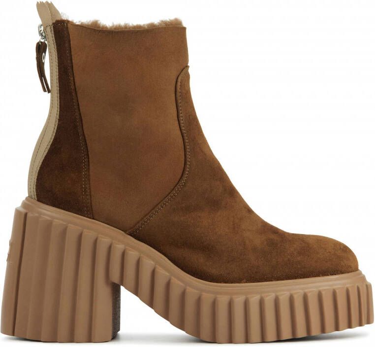 Gabor Veterboots Dames Laarzen Damesschoenen Leer 92.723.57 Zwart Maat - Foto 5