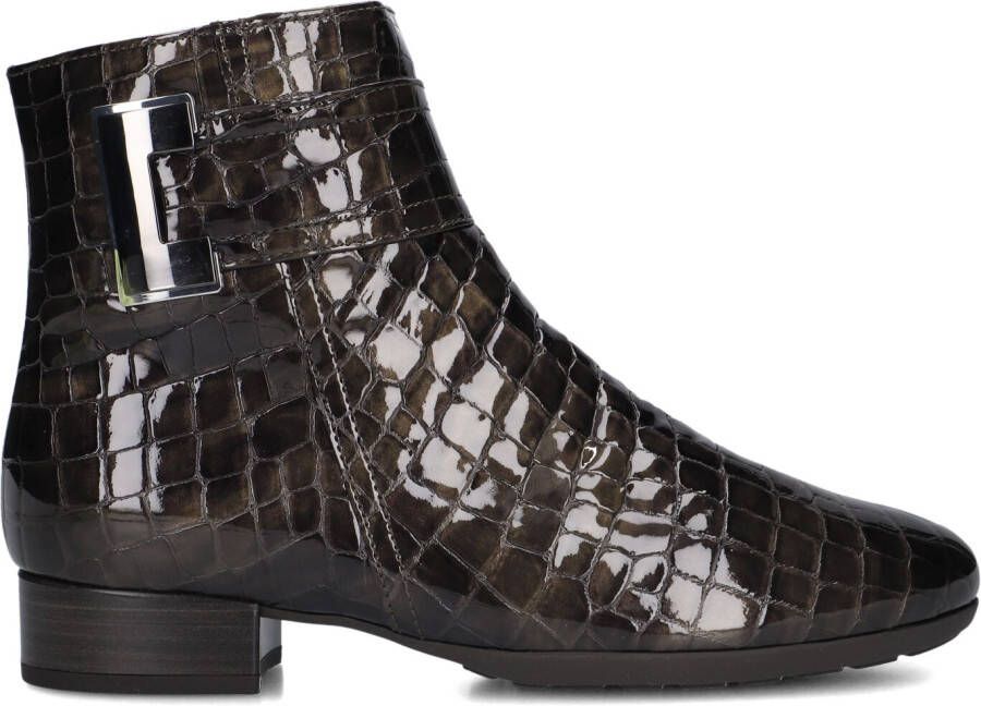 GABOR Enkellaarsjes Dames 712 Maat: 38 Materiaal: Leer Kleur: Bronskleurig