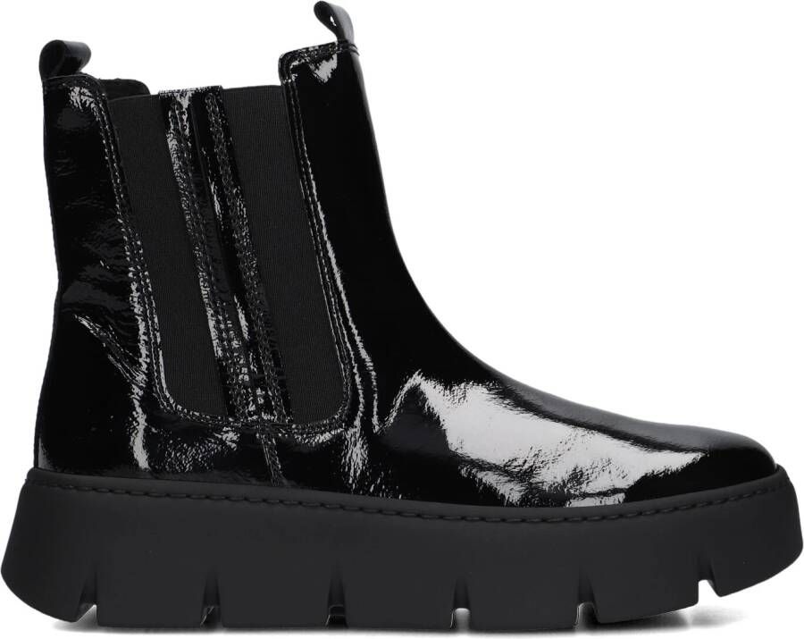 GABOR Enkelboots Dames 743.2 Maat: 38 5 Materiaal: Lakleer Kleur: Zwart