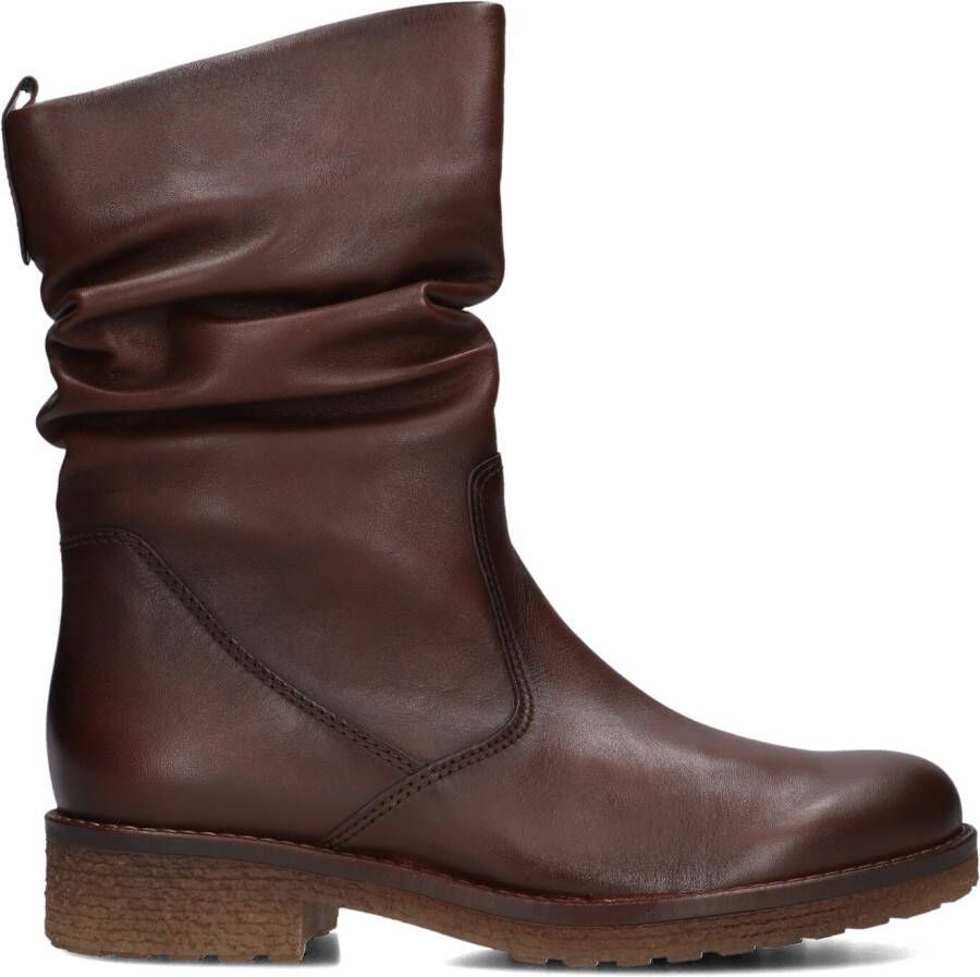 GABOR Enkellaarsjes Dames 013 Maat: 38 5 Materiaal: Leer Kleur: Cognac - Foto 2